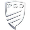 Autocollant PGO logo  L 45 H 65 mm