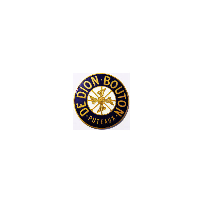 Autocollant DE DION BOUTON-Logo or diam 50 mm