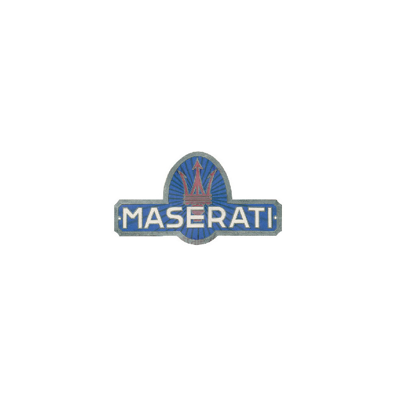 Autocollant MASERATI logo 1943 L 100 H 55 mm