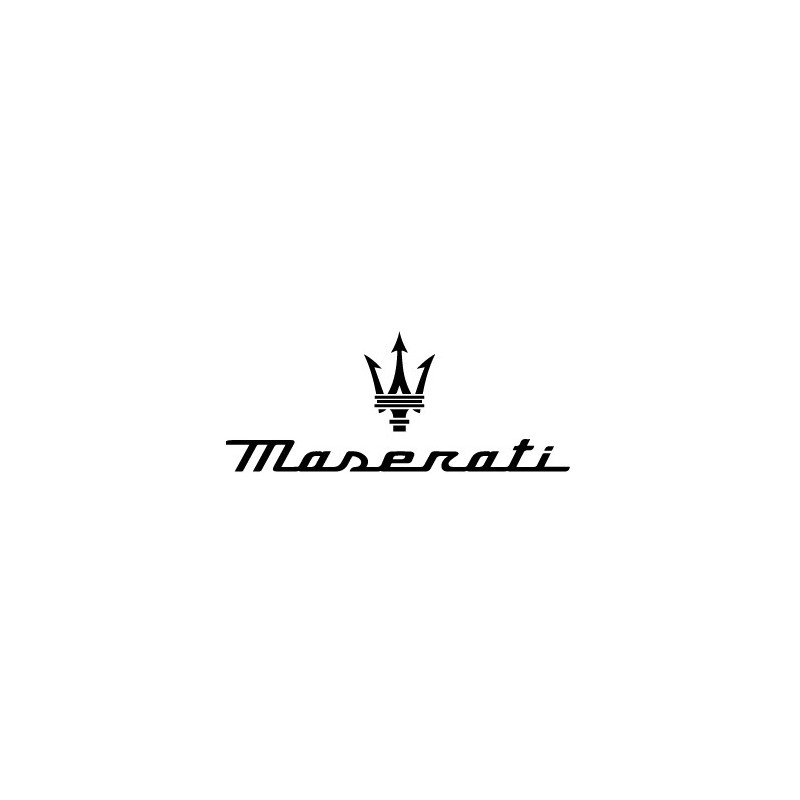 Autocollant MASERATI logo 2020 L 100 H 40 mm