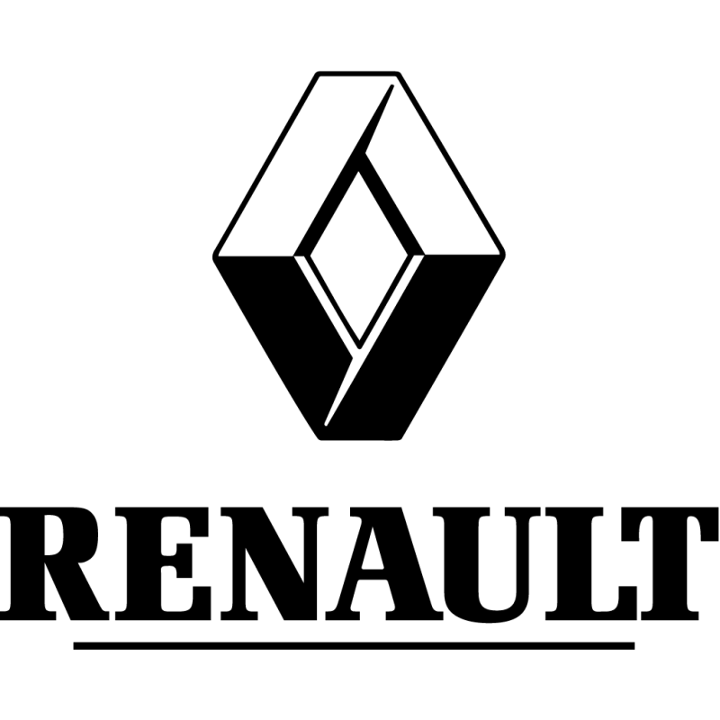 Autocollant RENAULT logo-1992 L 120 H 100 mm