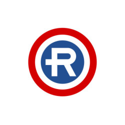 Autocollant REPSOL-Logo-1951-1987 diam 50 mm