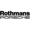 Autocollant ROTHMANS PORSCHE Lettres Blanches  200/55 mm