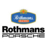 Autocollant ROTHMANS Porsche Racing bleuL 425 H 425 mm