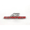 Autocollant SCHNITZER AC logo noir L 100 H 30 mm