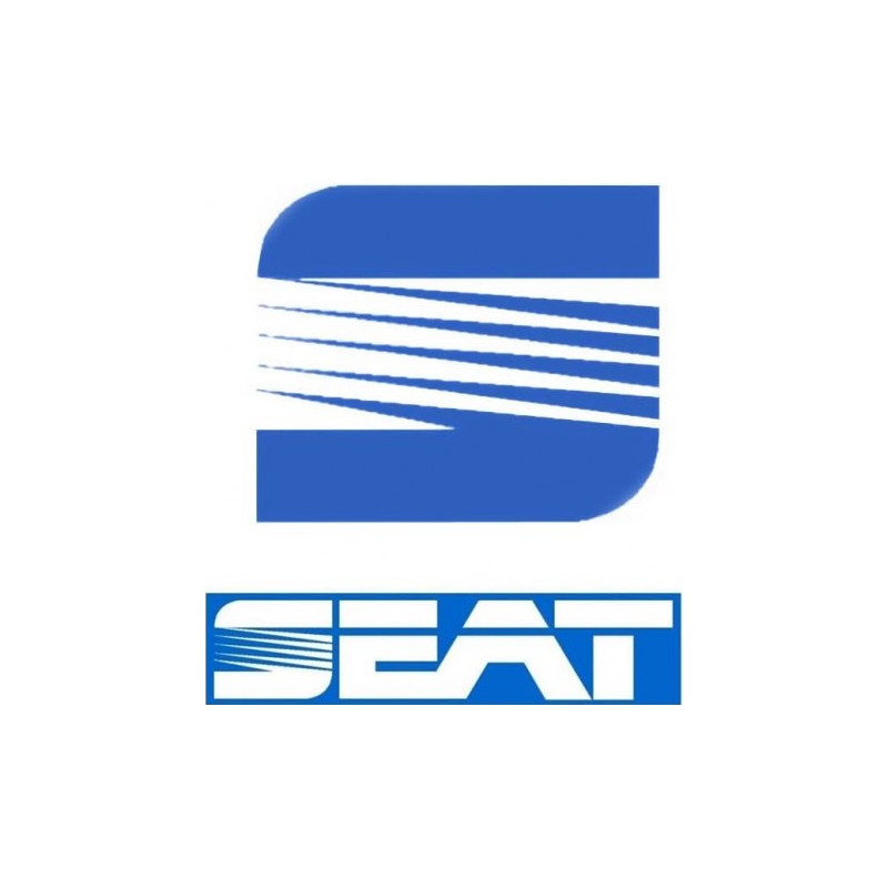 Autocollant SEAT Logo 1980 L 50 H 50 mm