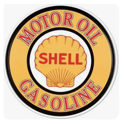 Autocollant SHELL-gazoline...