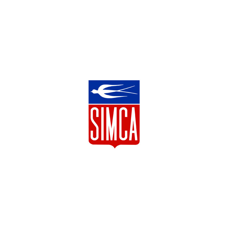 Autocollant SIMCA Logo L 85 H 115 mm