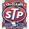 Autocollant STP Outlaws L70 H 80 mm