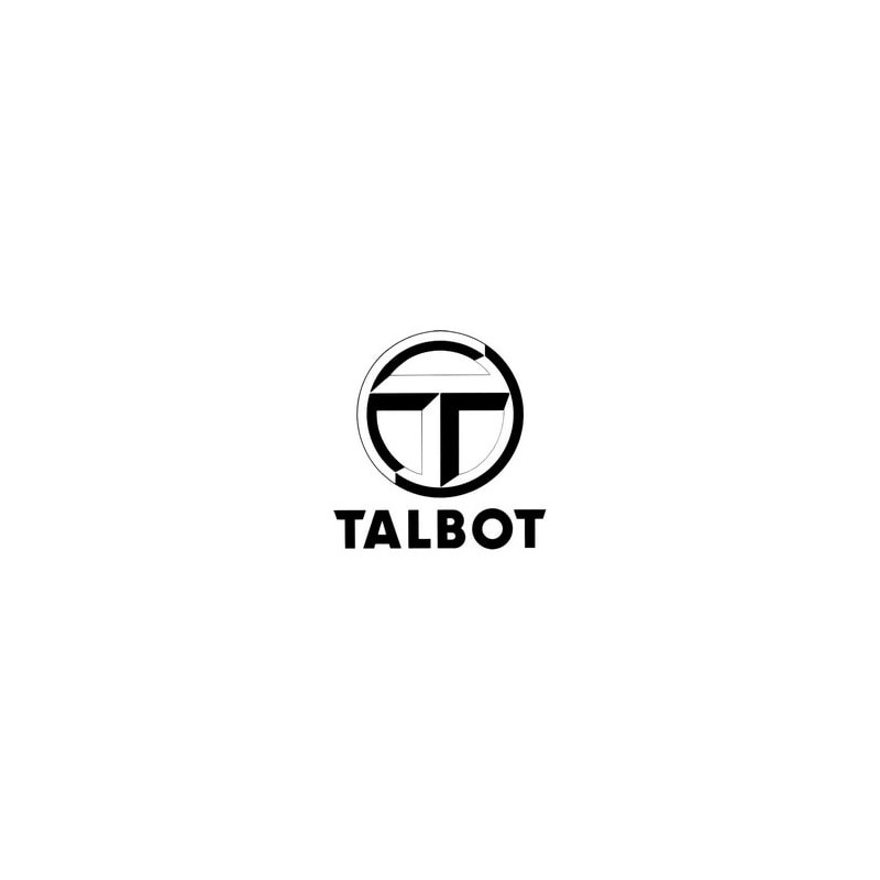 Autocollant TALBOT logo-noir L 100 H 100 mm