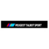 Autocollant PEUGEOT TALBOT SPORT pare-soleil noir L 1300 H 200 mm
