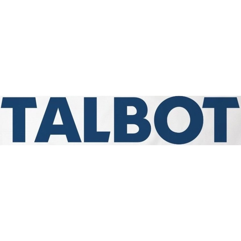 Autocollant TALBOT logo letttre L 200 H 40 mm