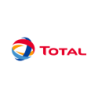 Autocollant TOTAL logo 2003 L 100 H 100 mm