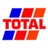 Autocollant TOTAL logo 1982  L 195 Ht 140 mm