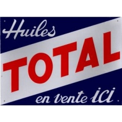 Autocollant TOTAL huiles...