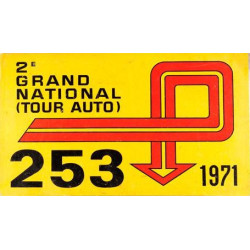 Autocollant TOUR AUTO 2ème...