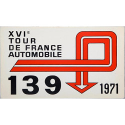 Autocollant TOUR AUTO 1971...