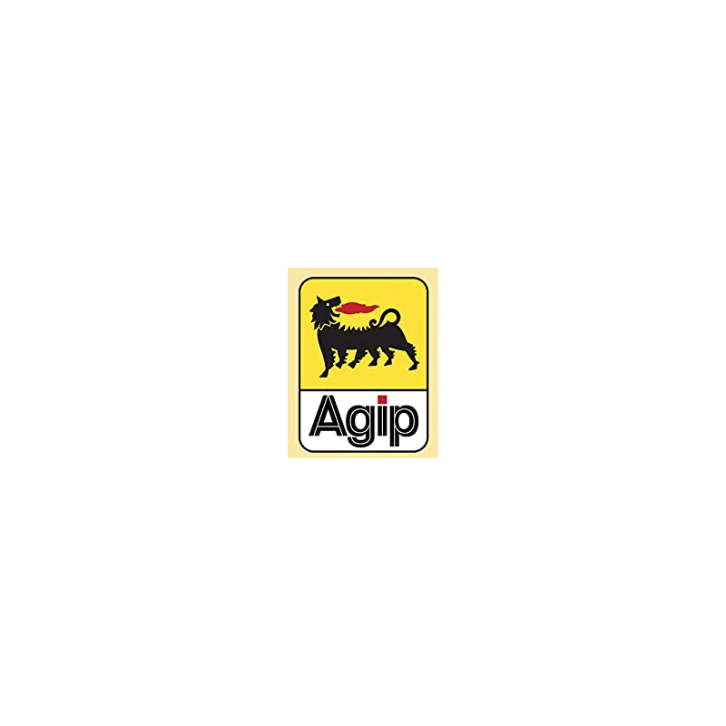 Autocollant AGIP vertical L 55 H 75 mm