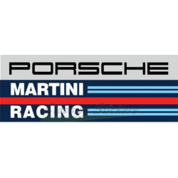 Autocollant PORSCHE martini...