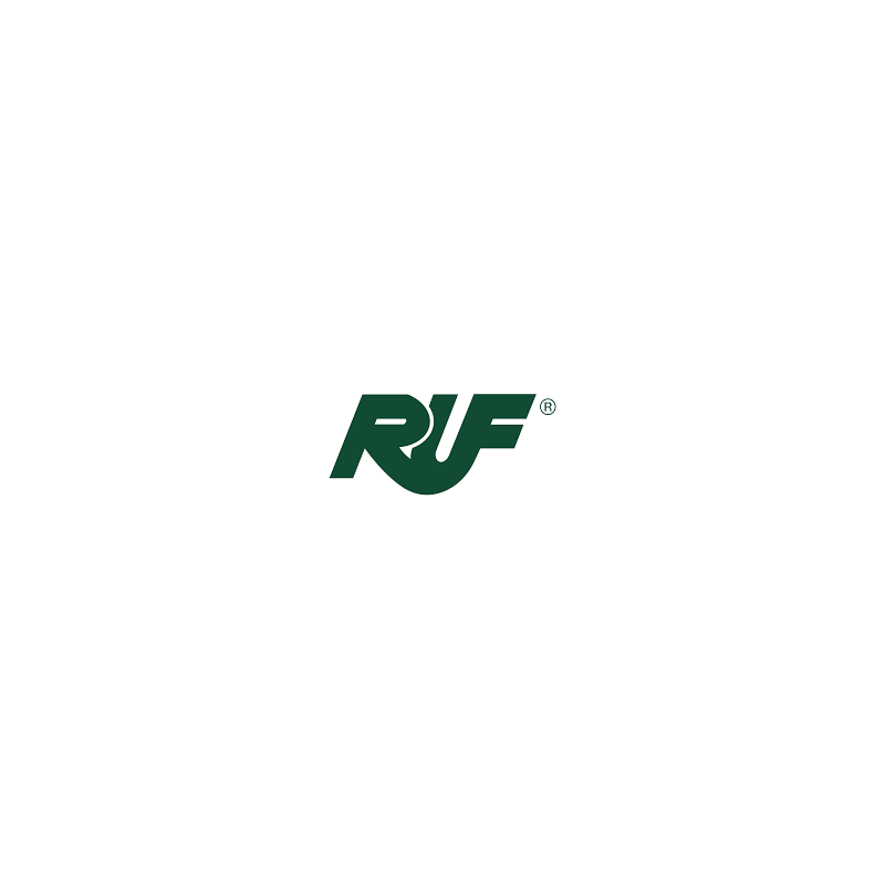 Autocollant RUF logo vert L 90 H 45 mm