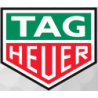 Autocollant TAG HEUER logo vert rouge L 64 H 55 mm