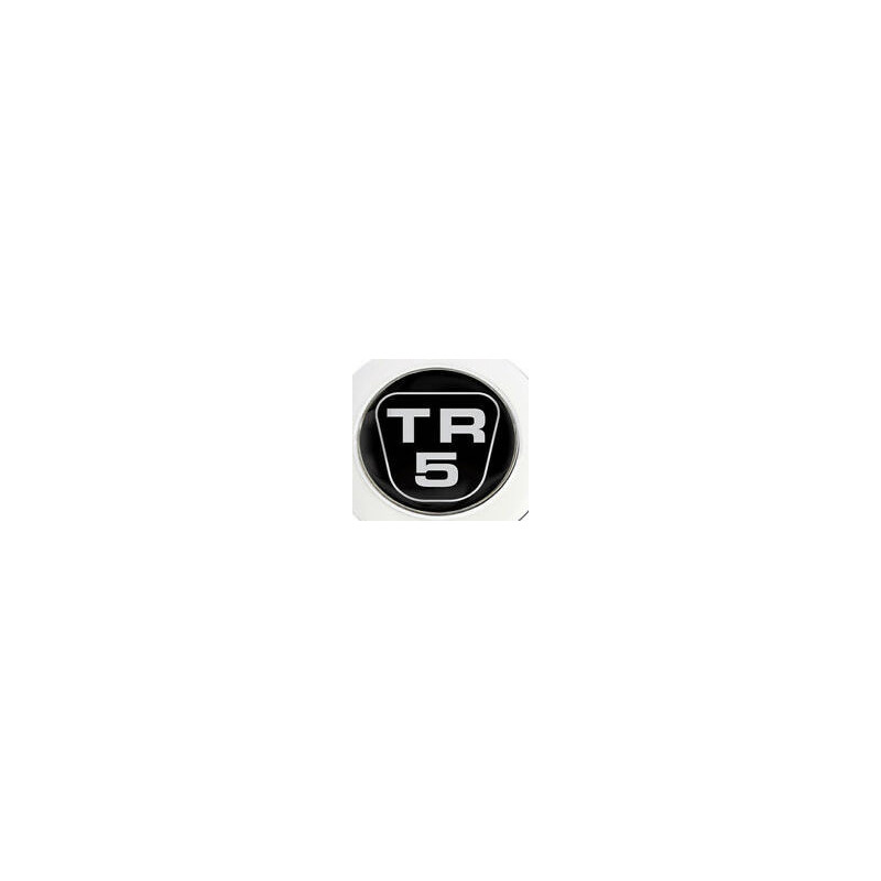 Autocollant TRIUMPH centre roue TR5 diam  50 mm