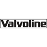 Autocollant VALVOLINE lettrage cadre noir L 100 H 20 mm