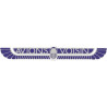 Autocollant VOISIN avions logo horizontal L 100 H 15 mm