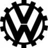 Autocollant VOLKSWAGEN logo 1939 diam 50mm