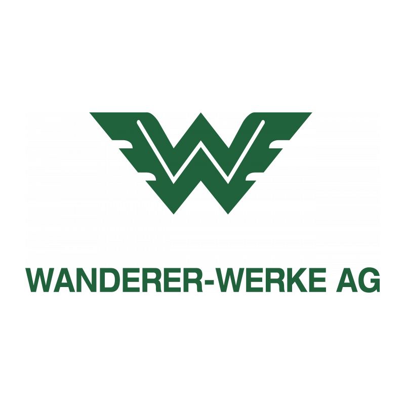 Autocollant WANDERER Werke AG Logo vert L 100 H 50 mm