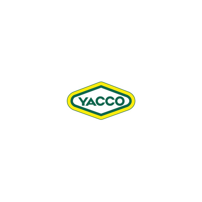 Autocollant YACCO Logo L 100 H 55 mm