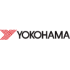 Autocollant YOKOHAMA logo rouge/noir L 100 H 14 mm
