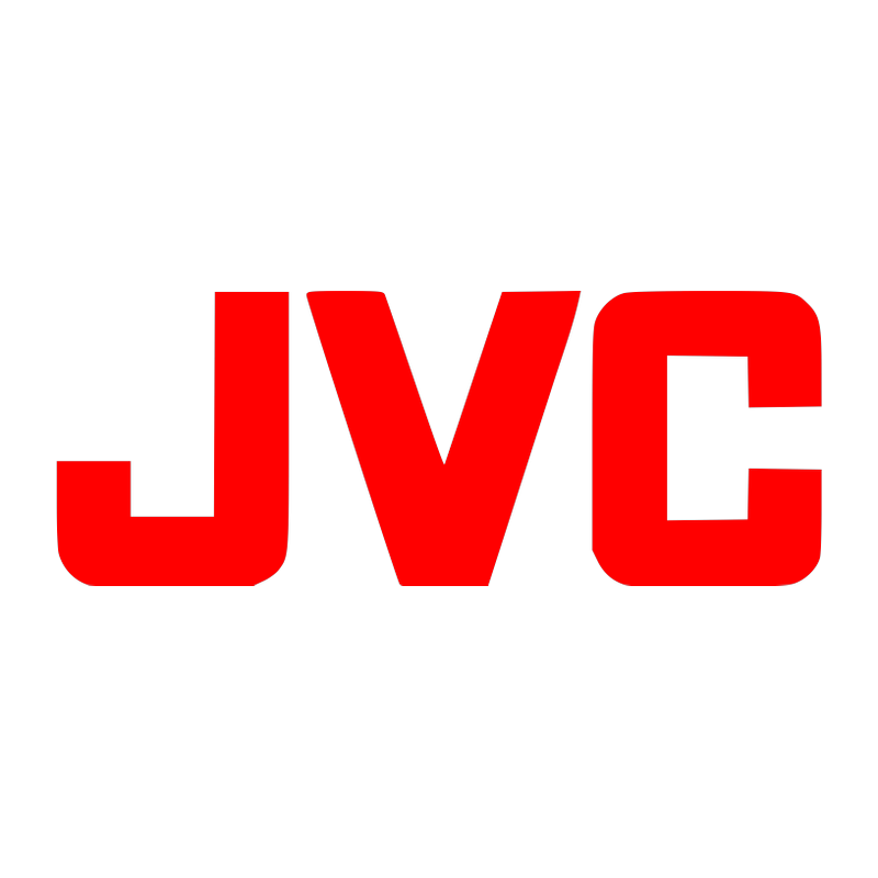 Autocollant JVC logo rouge L 105 H 40 mm