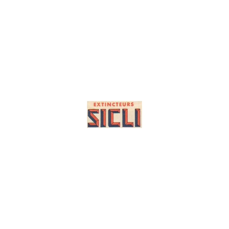 Autocollant SICLI Extincteurs L 100 h 60 mm