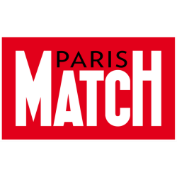 Autocollant PARIS MATCH logo L 100 H 60 mm