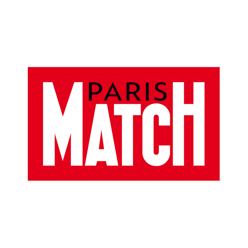 Autocollant PARIS MATCH logo L 100 H 60 mm