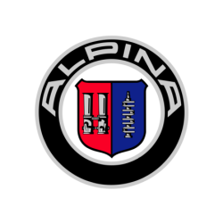 Autocollant ALPINA logo diam 55 mm