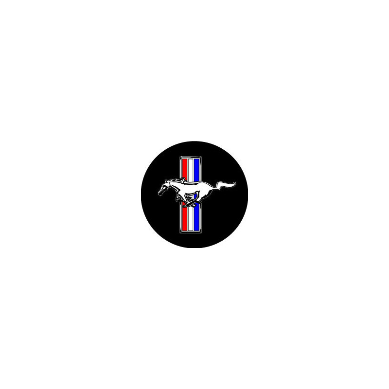 Autocollant FORD-centre de roue mustang diam 55 mm