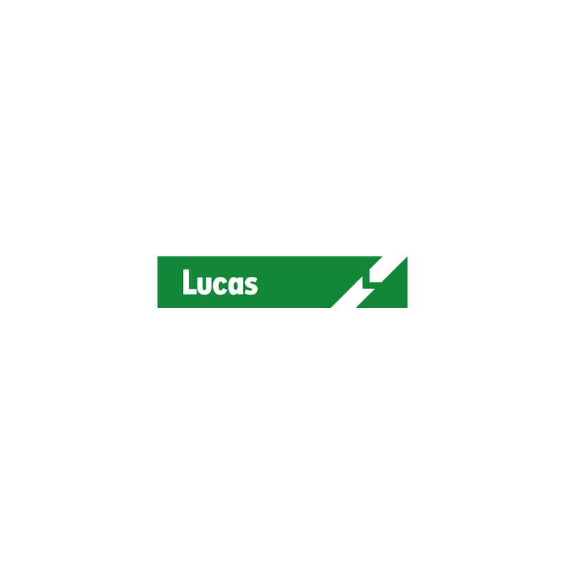 Autocollant LUCAS Logo vert L 125 H 25 mm