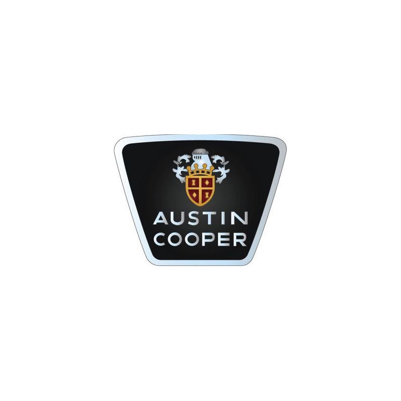 Autocollant MINI Austin Cooper Logo embleme L 100 H 75mm