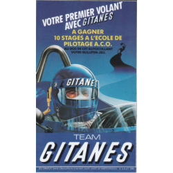 Autocollant GITANES team...