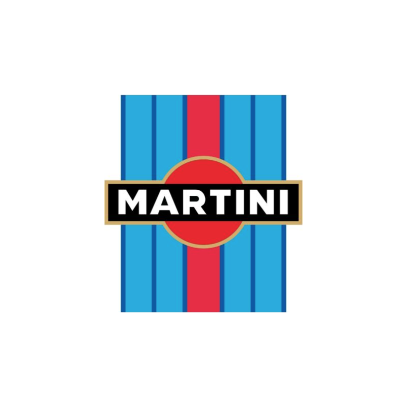 Autocollant LANCIA MARTINI bande Autocollant L 910 H 1000  mm