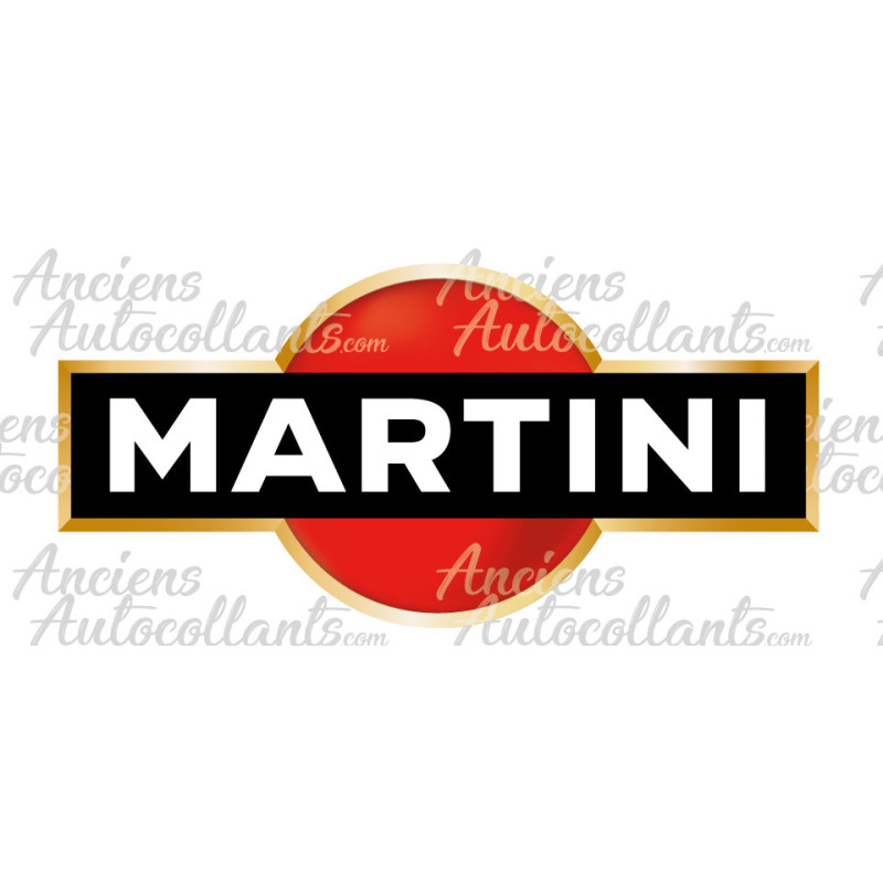 Autocollant MARTINI Classic logo L 120 H 58 mm